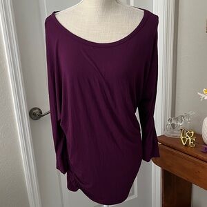 NWT Zenana Outfitters Deep plum Purple Long Sleeve FPINAL CLEARANCE